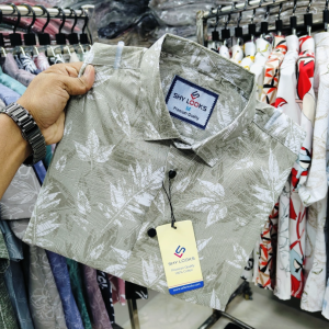 Pure Cotton Full Sleeve Print Shirt | STV003